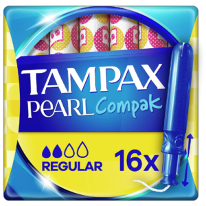 Tampax Compak Pearl 16s Regular